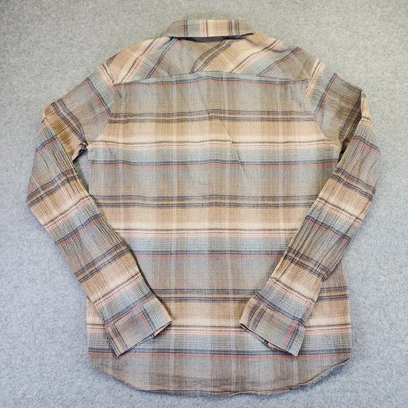 Patagonia A/C Steersman Shirt Mens S Plaid Crepe Crinkle‎ Long Sleeve Button Up - Picture 3 of 8